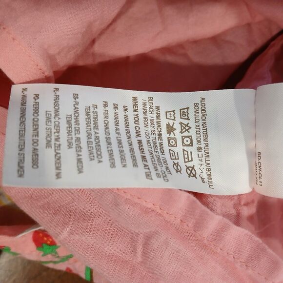 Mini Boden Pink Floral Bunnies Summer Sunflowers Dress Size 2-3Y Embroidered Euc - Picture 16 of 16